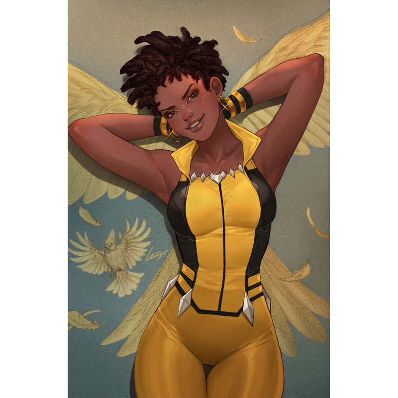 JUSTICE LEAGUE UNLIMITED 17 CVR F LESLEY LEIRIX LI WOMENS HISTORY MONTH CARD STOCK VAR