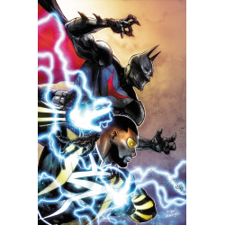 BATMAN STATIC BEYOND 4 (OF 6) CVR B MIGUEL MENDONCA CARD STOCK VAR