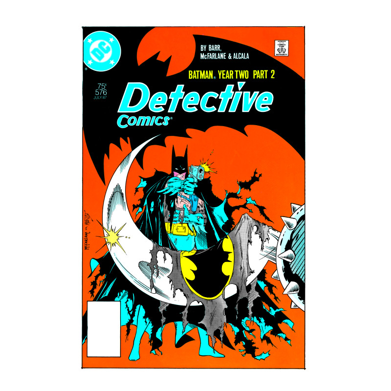 DETECTIVE COMICS 576 FACSIMILE EDITION CVR A TODD MCFARLANE (YEAR TWO PART 2 OF 4)