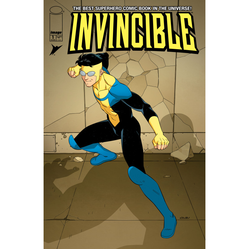 INVINCIBLE FOIL EDITION 1 REPRINT CVR B CORY WALKER & DAVE MCCAIG VAR