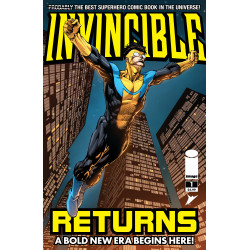 INVINCIBLE RETURNS FACSIMILE EDITION 1 CVR A DAVID FINCH & FCO PLASCENCIA