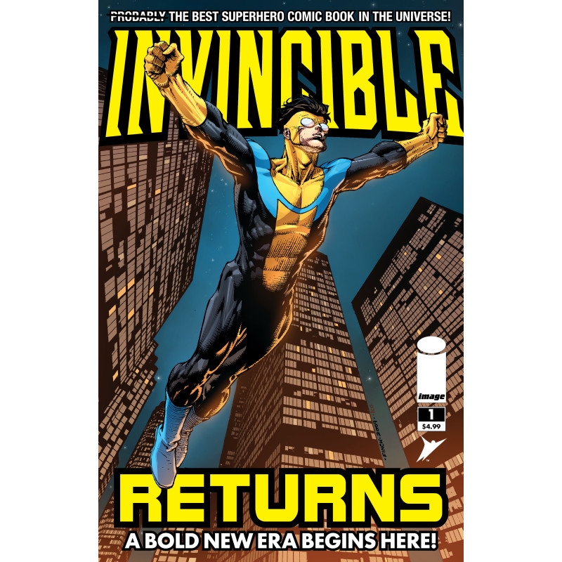 INVINCIBLE RETURNS FACSIMILE EDITION 1 CVR A DAVID FINCH & FCO PLASCENCIA