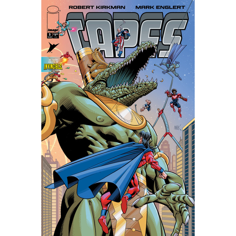 INVINCIBLE UNIVERSE CAPES 5 CVR B MARK ENGLERT VAR