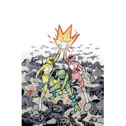 MIGHTY MORPHIN POWER RANGERS/TEENAGE MUTANT NINJA TURTLES III 5 CVR K JUNI BA UNLIMITED VAR