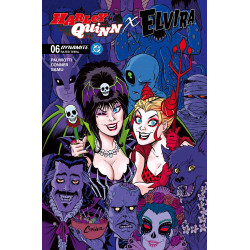 HARLEY QUINN X ELVIRA 6 CVR A AMANDA CONNER PARTY