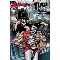 HARLEY QUINN X ELVIRA 6 CVR B CHAD HARDIN VAR