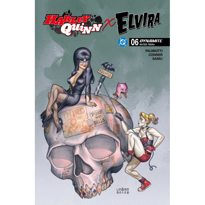 HARLEY QUINN X ELVIRA 6 CVR C JOSEPH MICHAEL LINSNER VAR