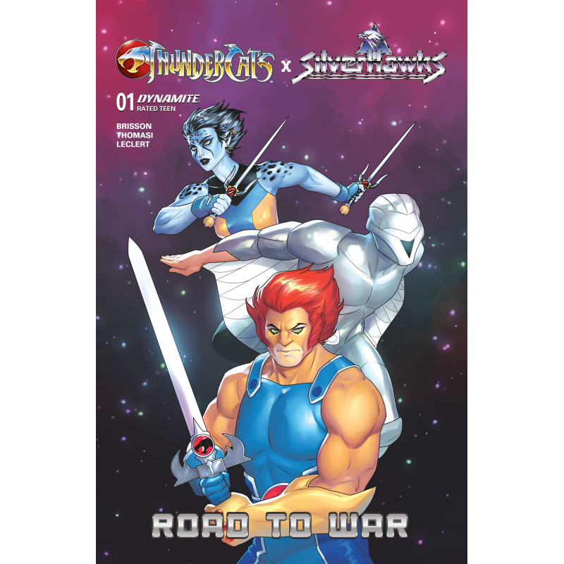 THUNDERCATS X SILVERHAWKS ROAD TO WAR (ONE SHOT) CVR B MEGHAN HETRICK VAR