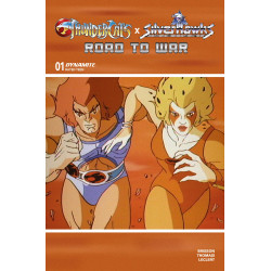 THUNDERCATS X SILVERHAWKS ROAD TO WAR (ONE SHOT) CVR E ANIMATION ART VAR