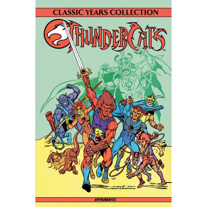 THUNDERCATS CLASSIC YEARS COLLECTION OMNIBUS HC CLASSIC COVER SIGNED BY BRETT BREEDING