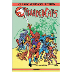 THUNDERCATS CLASSIC YEARS COLLECTION OMNIBUS HC CLASSIC COVER SIGNED BY LARRY KENNEY