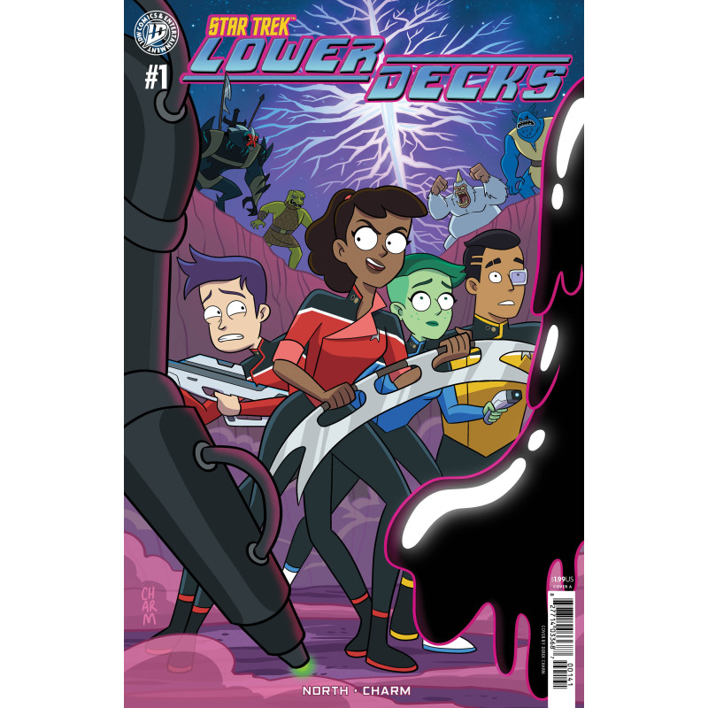STAR TREK: LOWER DECKS 1 IDW CLASSICS CVR A DEREK CHARM