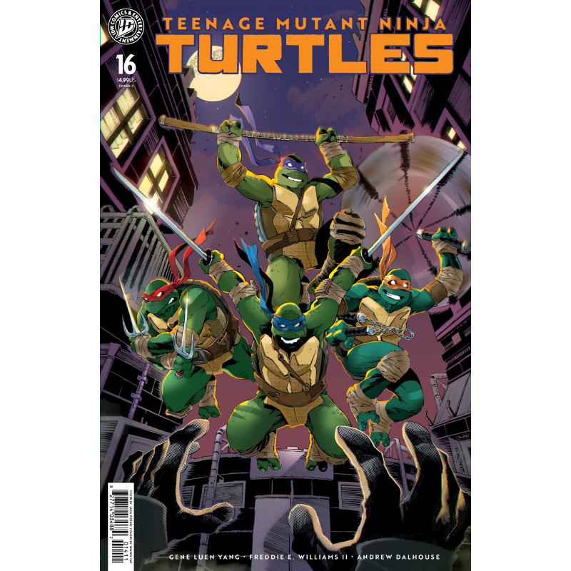 TEENAGE MUTANT NINJA TURTLES 16 CVR C LUCA PIZZARI VAR