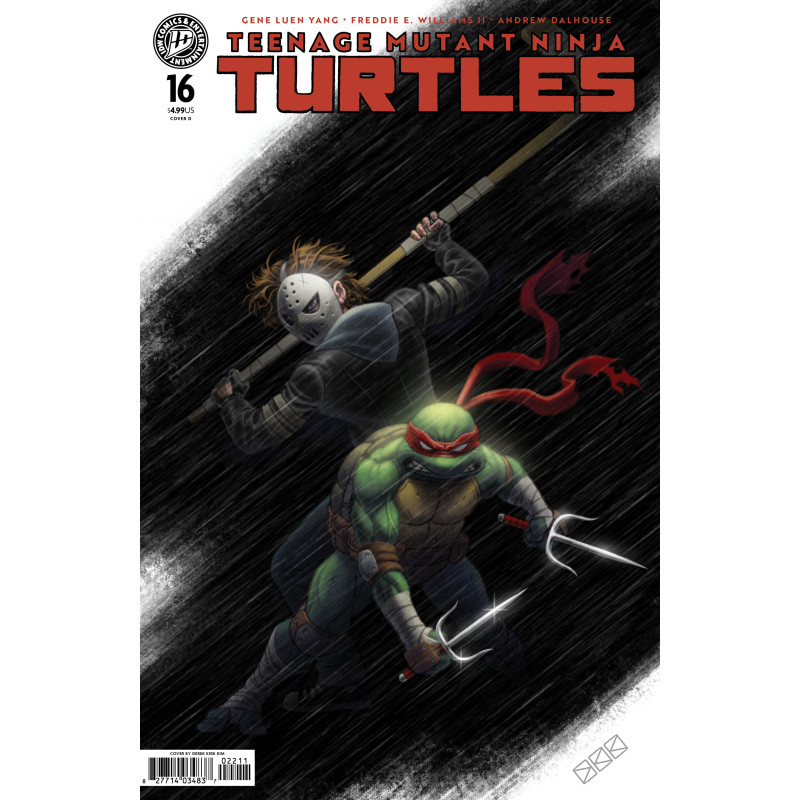 TEENAGE MUTANT NINJA TURTLES 16 CVR D DEREK KIRK KIM VAR
