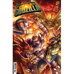 TEENAGE MUTANT NINJA TURTLES X GODZILLA 5 CVR A FERO PE