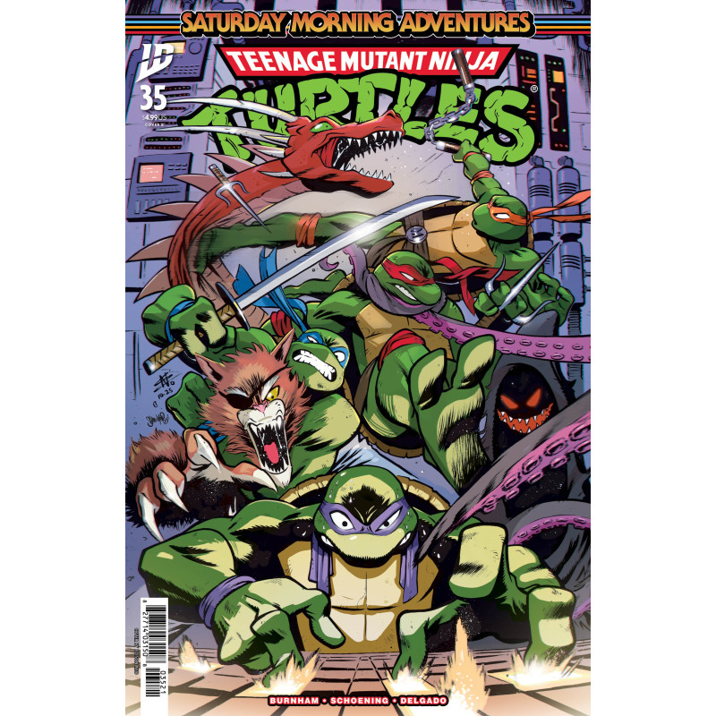 TEENAGE MUTANT NINJA TURTLES: SATURDAY MORNING ADVENTURES 35 CVR B EDISON NEO VAR