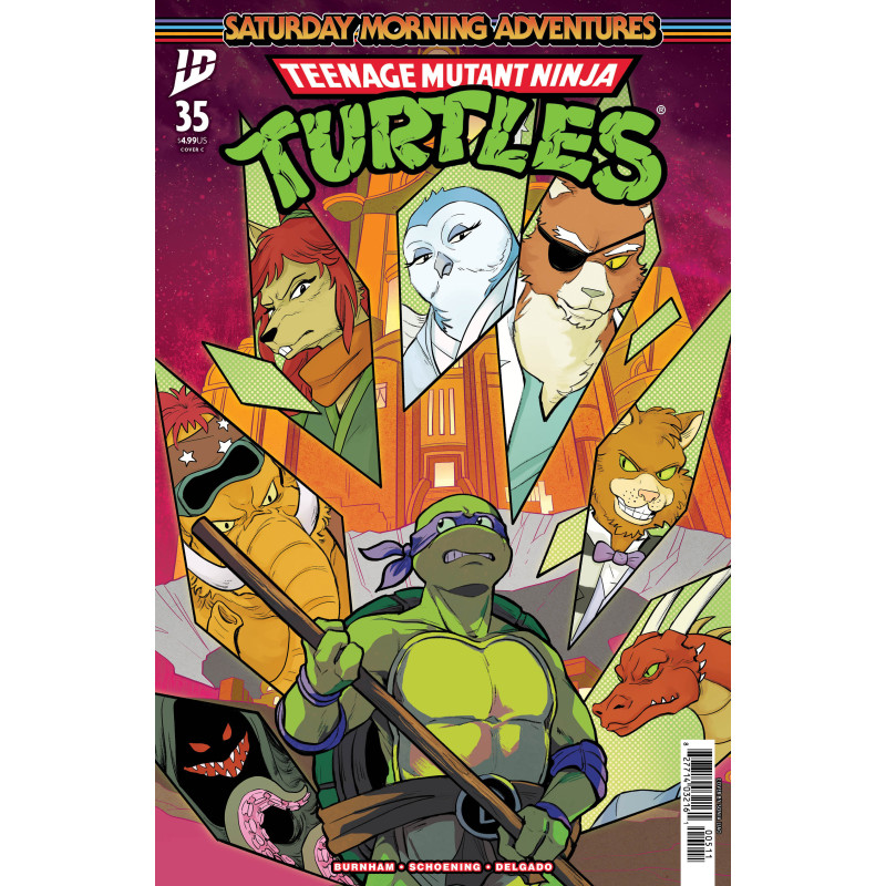 TEENAGE MUTANT NINJA TURTLES: SATURDAY MORNING ADVENTURES 35 CVR C SONIA LIAO VAR