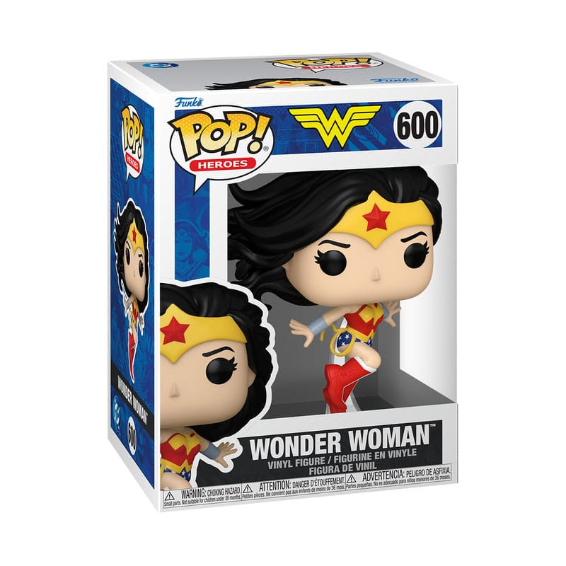 WONDER WOMAN DC COMICS POP HEROES NEW CLASSICS VINYL FIGURINE 9 CM