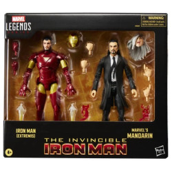 IRON MAN EXTREMIS VS MARVEL MANDARIN MARVEL LEGENDS DOUBLE PACK FIGURINE 15 CM