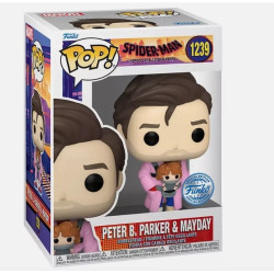 PETER B PARKER AND MAYDAY SPIDERMAN ACROSS THE SPIDERVERSE POP VINYL F