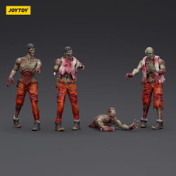 DARK SOURCE MECHANIC TEAM ZOMBIE PACK 4 FIGURINES 8 CM