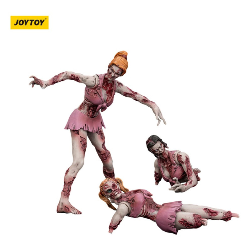CHEER LEADERS DARK SOURCE ZOMBIE PACK 3 FIGURINES 8 CM