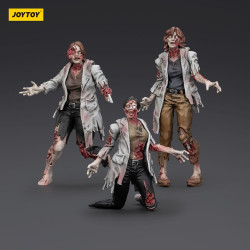 SCIENTISTS FEMALE ZOMBIE PACK 3 FIGURINES DARK SOURCE 8 CM