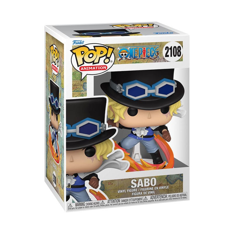 SABO ONE PIECE POP VINYL ANIMATION FIGURINE 9 CM