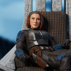 BO KATAN ON THRONES MANDALORIAN STATUE 25 CM