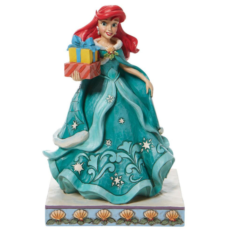 CHRISTMAS ARIEL DISNEY TRADITIONS STATUE 15 CM