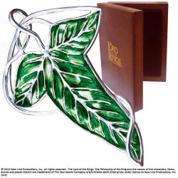 FEUILLE DE LA LORIEN ARGENT 925EME SEIGNEUR DES ANNEAUX