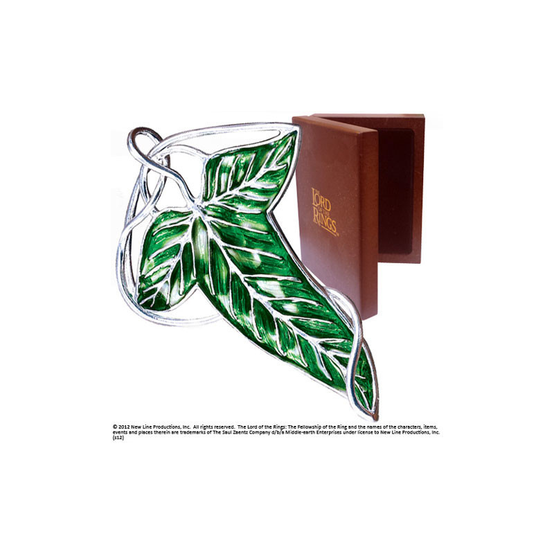 FEUILLE DE LA LORIEN ARGENT 925EME SEIGNEUR DES ANNEAUX