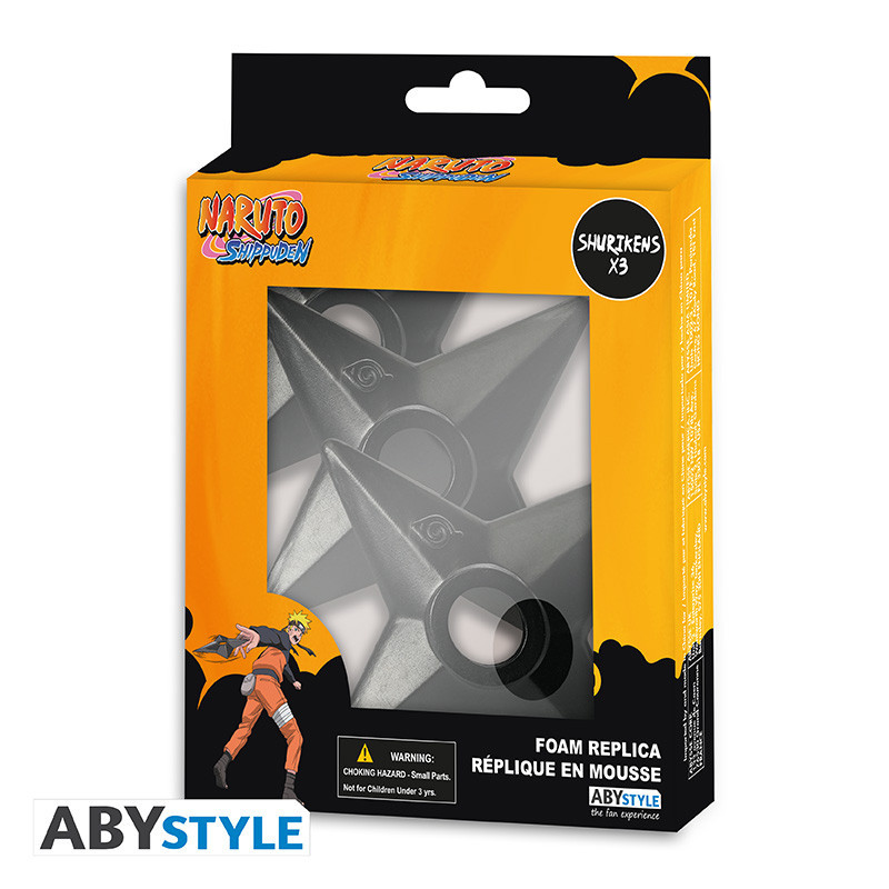 SHURIKEN NARUTO SHIPPUDEN REPLIQUE EN MOUSSE