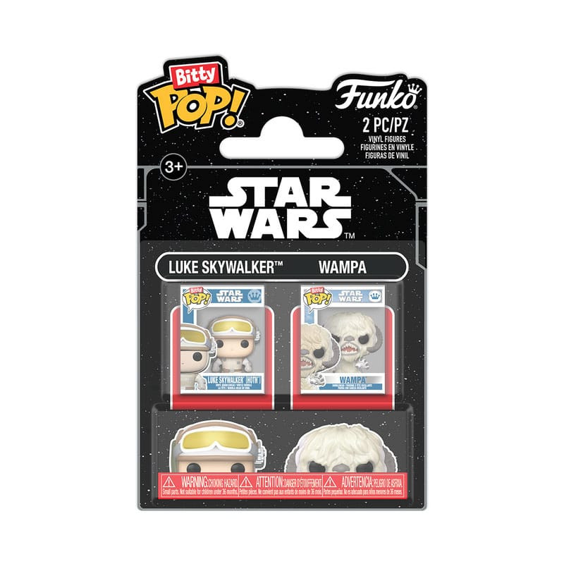 LUKE ET WAMPA STAR WARS BITTY POP VINYL FIGURINE 2 CM