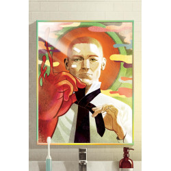 ABSOLUTE MARTIAN MANHUNTER 11 CVR B MIKE DEL MUNDO CARD STOCK VAR