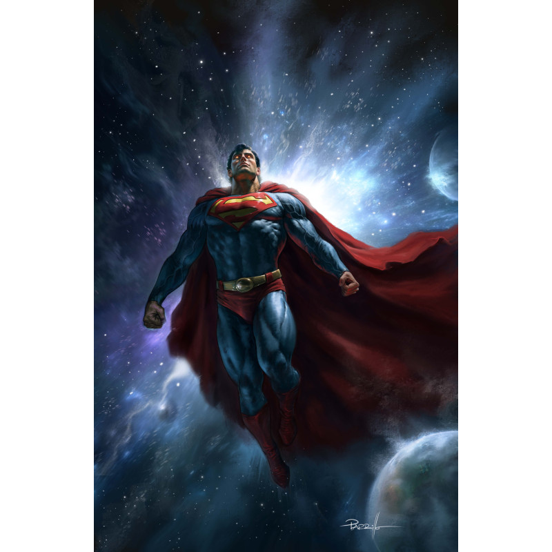 ADVENTURES OF SUPERMAN BOOK OF EL 8 (OF 12) CVR B LUCAS PARILLO CARD STOCK VAR