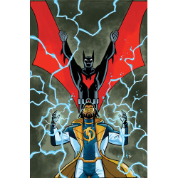 BATMAN STATIC BEYOND 5 (OF 6) CVR B TY TEMPLETON CARD STOCK VAR