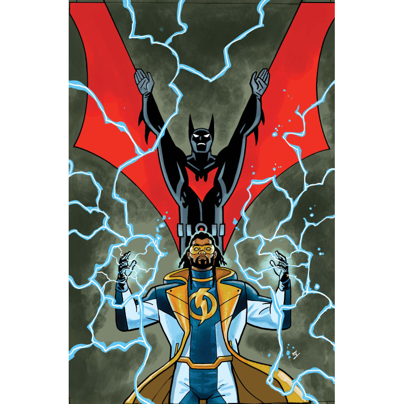 BATMAN STATIC BEYOND 5 (OF 6) CVR B TY TEMPLETON CARD STOCK VAR