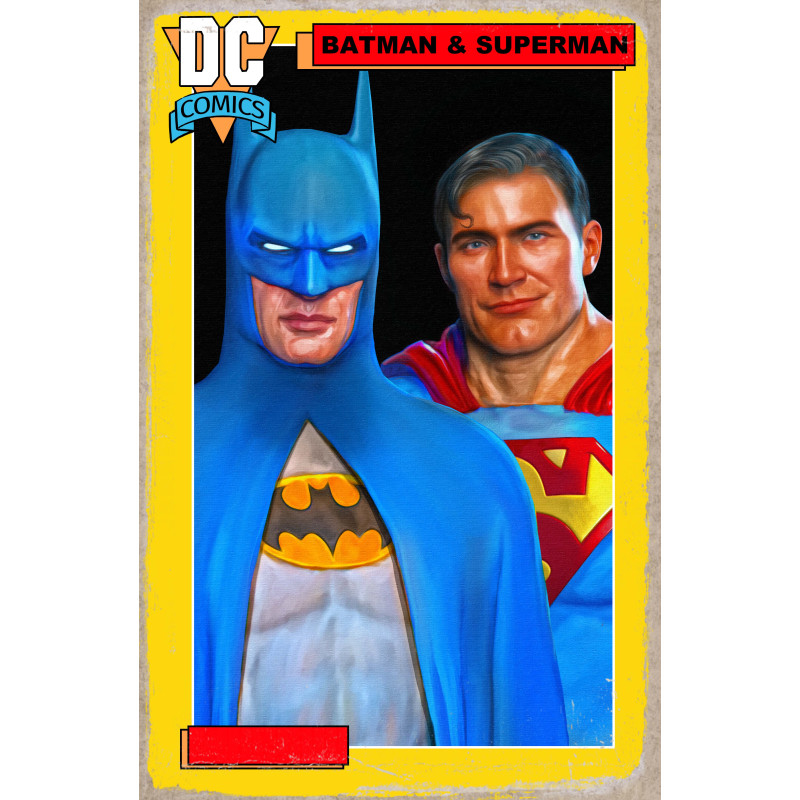 BATMAN SUPERMAN WORLDS FINEST 50 CVR C MARK SPEARS CARD STOCK VAR
