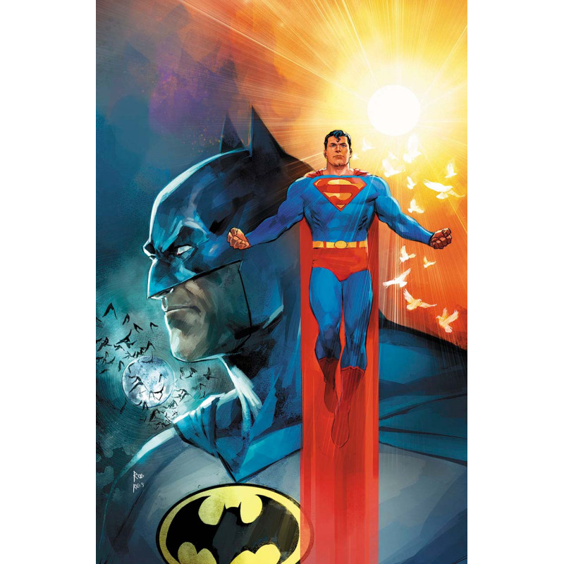 BATMAN SUPERMAN WORLDS FINEST 50 CVR D ROD REIS CARD STOCK VAR