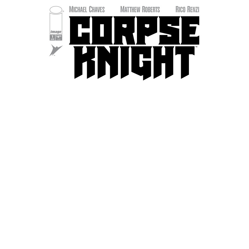 CORPSE KNIGHT 1 (OF 6) CVR H BLANK SKETCH VAR