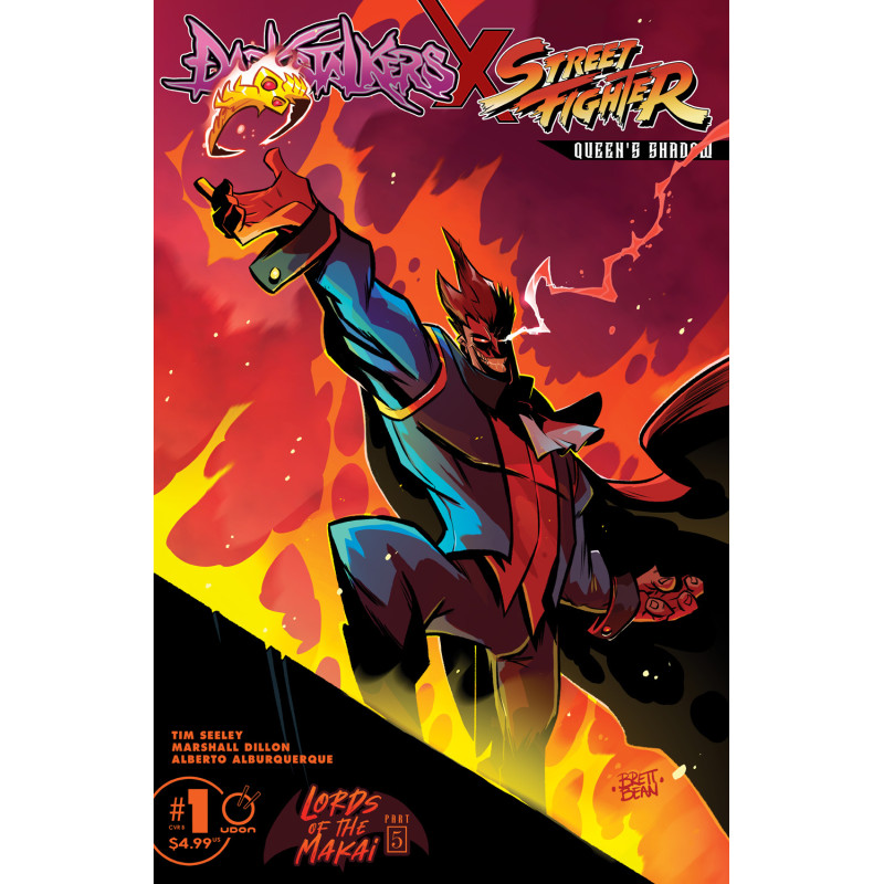 DARKSTALKERS X STREET FIGHTER QUEENS SHADOW 1 (ONE SHOT) CVR B BRETT BEAN VAR