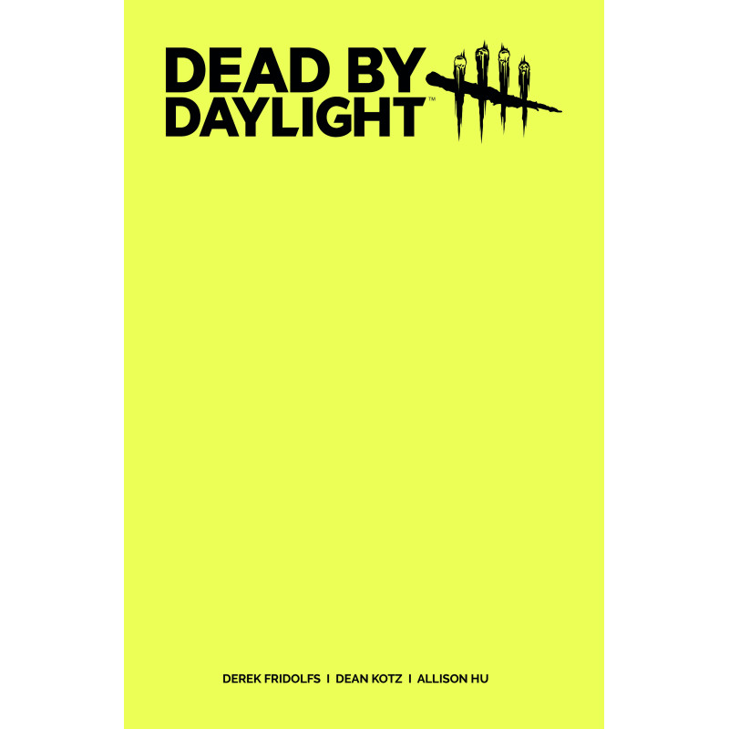DEAD BY DAYLIGHT THE HILLBILLY 1 (OF 4) CVR G COLOR BLANK SKETCH VAR (MR)