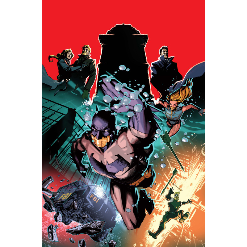 DETECTIVE COMICS 1108 CVR D PETE WOODS THINGS TO COME CARD STOCK VAR