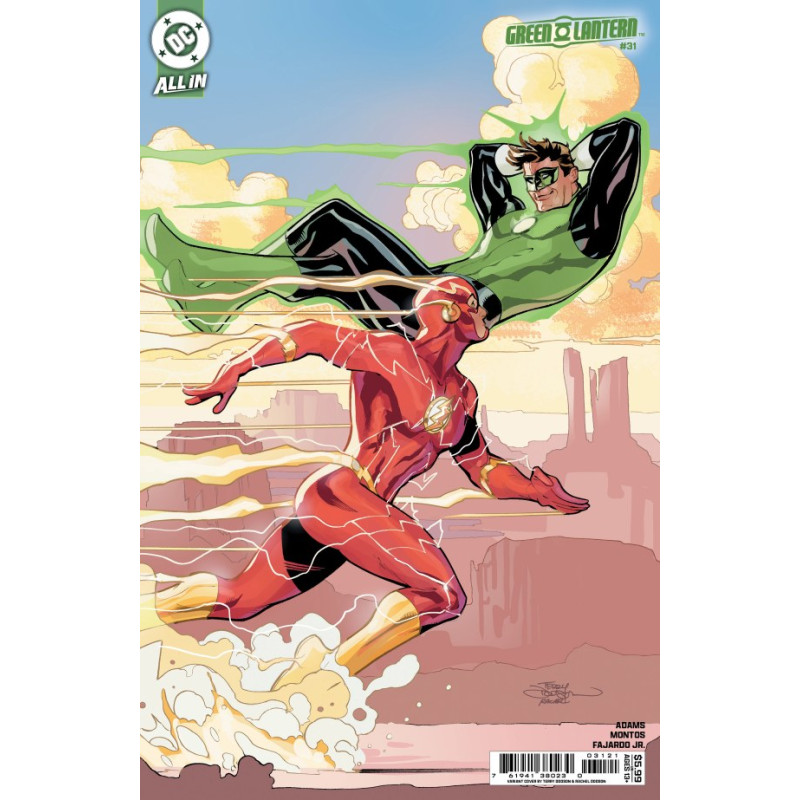 DF GREEN LANTERN 31 SIGNED BY TERRY AND RACHEL DODSON