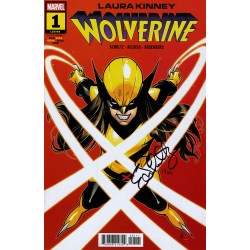 DF LAURA KINNEY WOLVERINE 1 SIGNED BY ERICA SCHULTZ