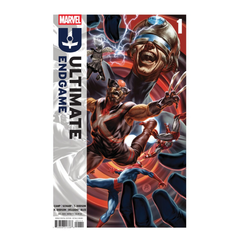 DF ULTIMATE ENDGAME 1 ULTRA-LIMITED CRIMSON RED SIGNATURE SERIES SIGNED BY TERRY AND RACHEL DODSON