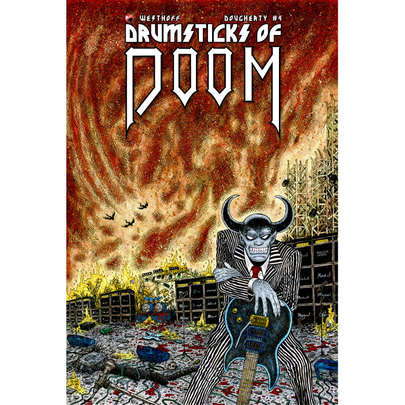 DRUMSTICKS OF DOOM 4 (OF 4) CVR A RYAN VELLA 