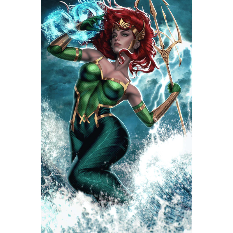 EMPEROR AQUAMAN 16 CVR B ARIEL DIAZ CARD STOCK VAR