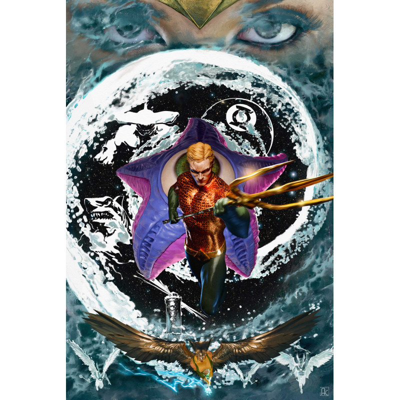 EMPEROR AQUAMAN 16 CVR D ARIEL COLON THINGS TO COME CARD STOCK VAR